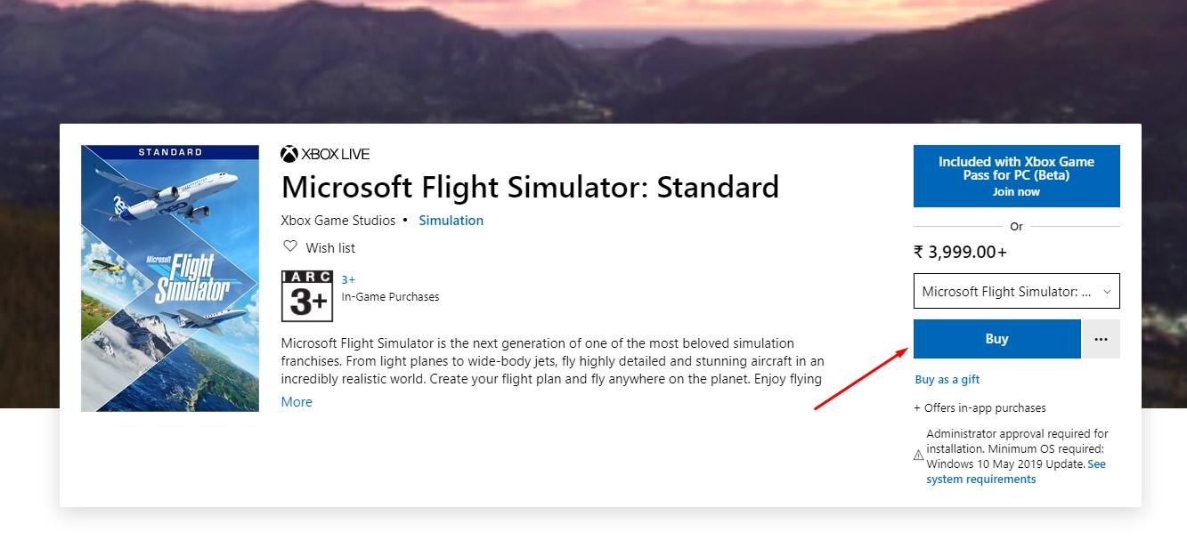 Flight Simulator kaufen