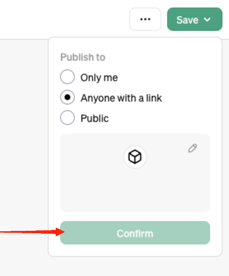 Una vez que estés satisfecho con el producto, haz clic en 'Guardar'.