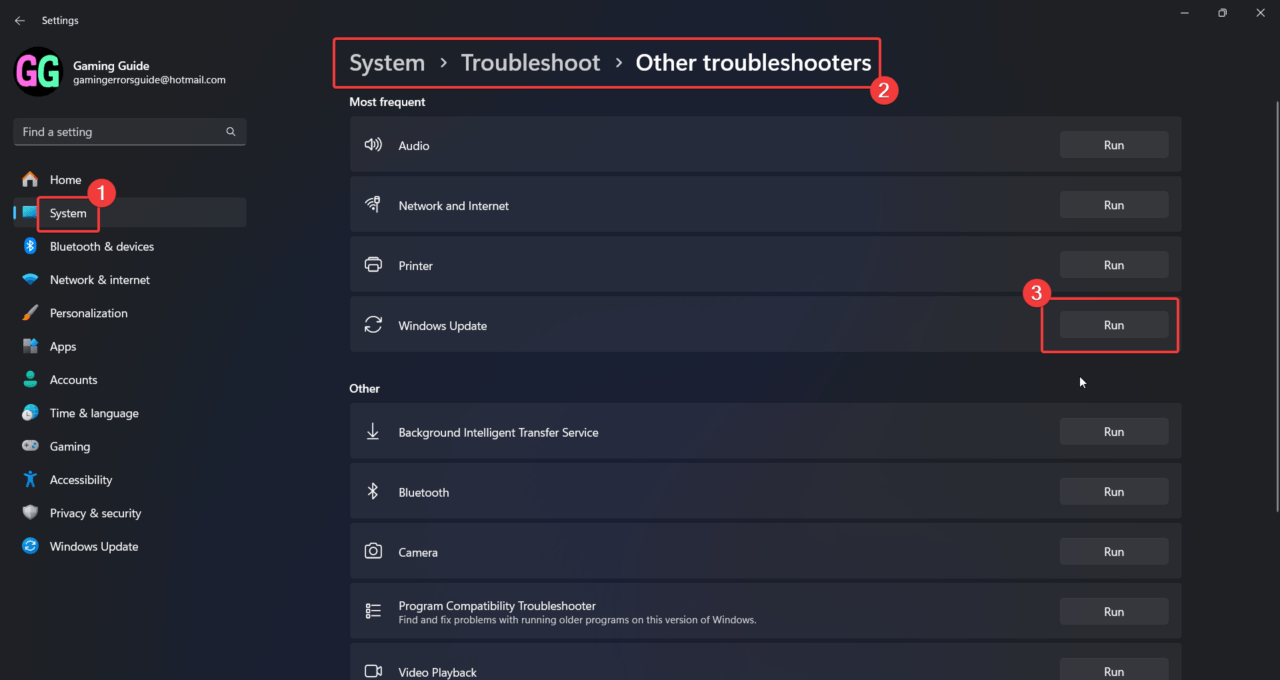 Windows Update-Problembehandlung