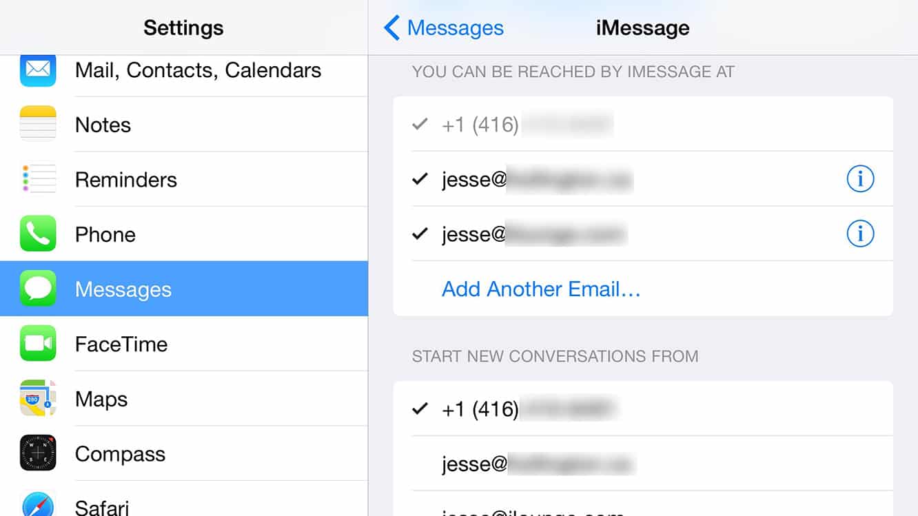 Perché ho due conversazioni separate con la stessa persona in Messaggi?
