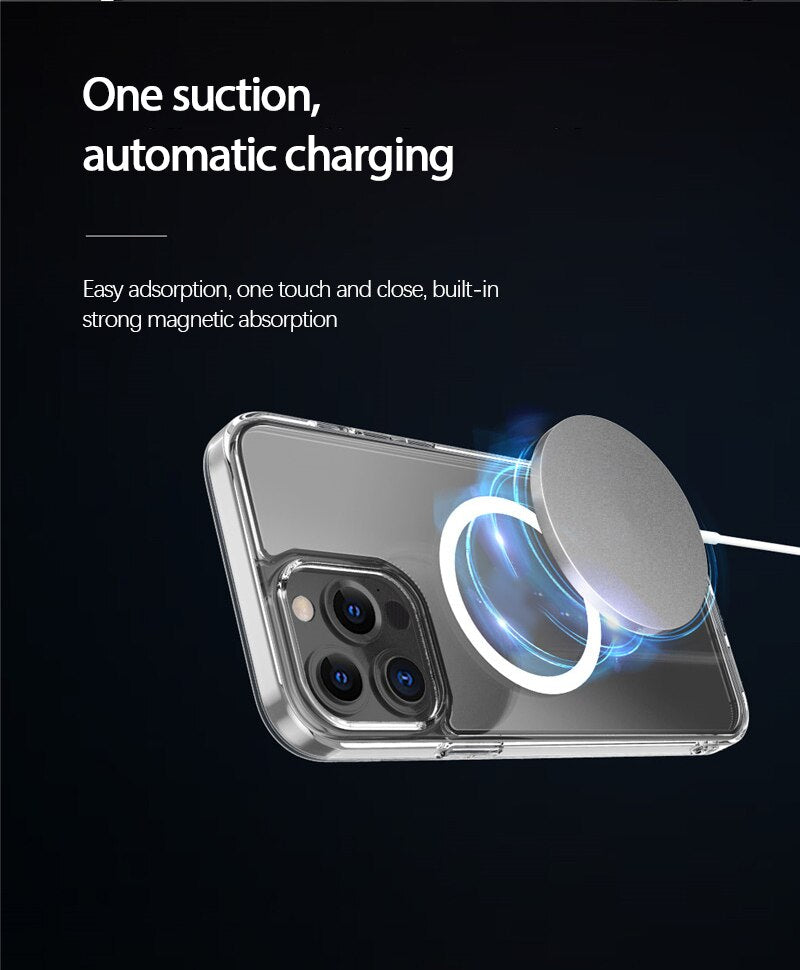 Custodia Magnetica Trasparente per iPhone 13 Pro