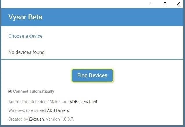 Управление Android с Windows
