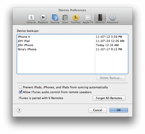 iPod touch から iPad への移行