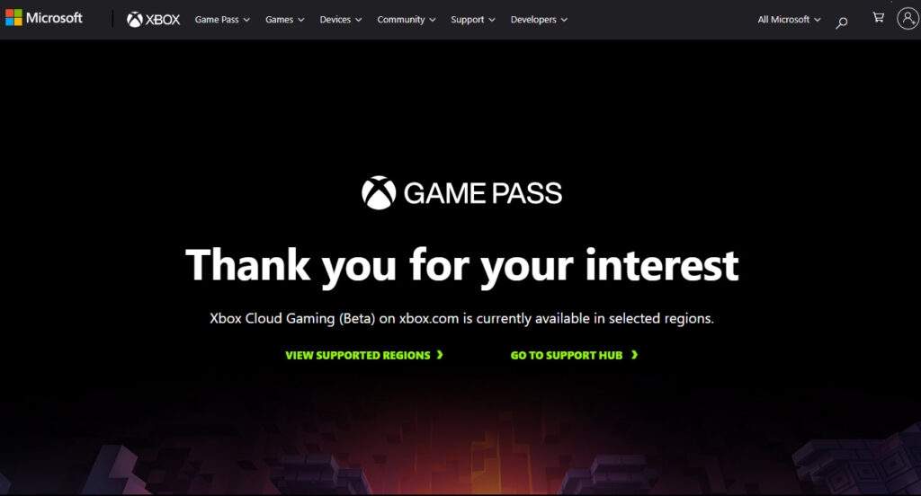 Xbox Cloud Gaming