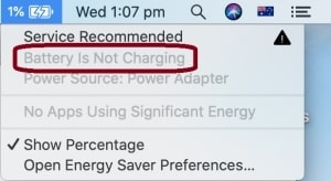 Batterie Macbook ne se charge pas