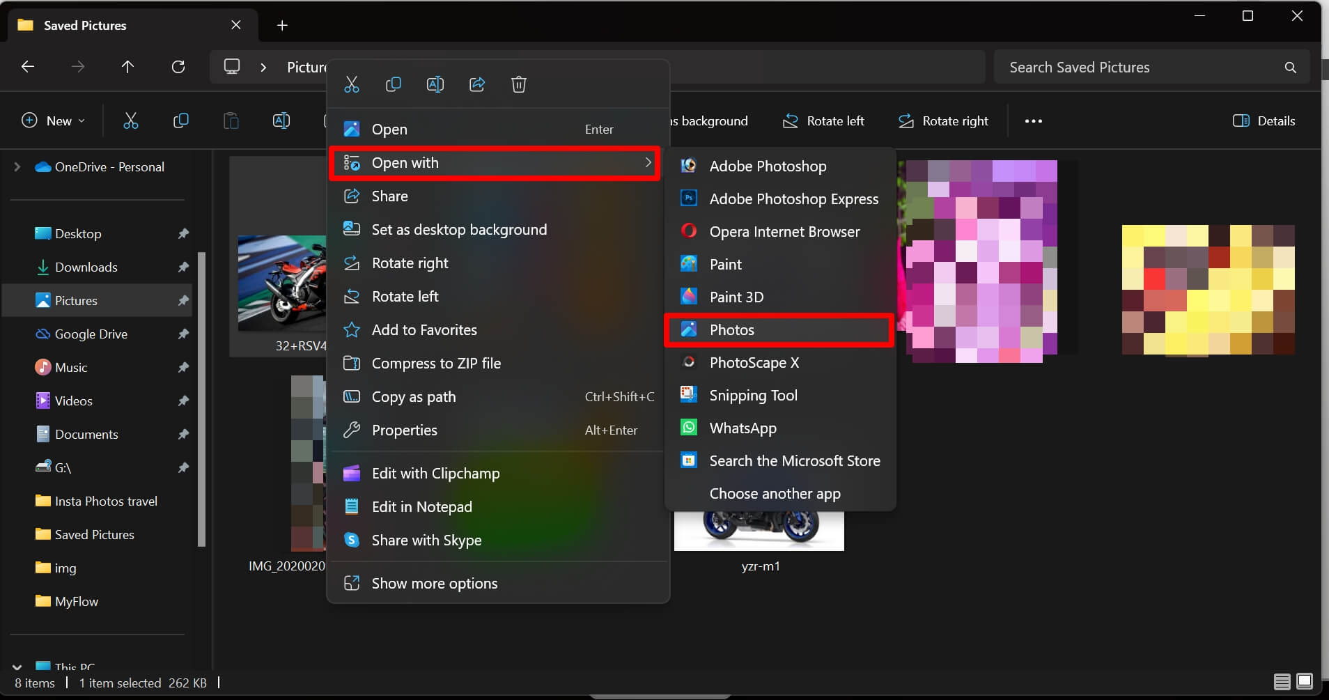 Bilder in der Windows Fotos-App öffnen
