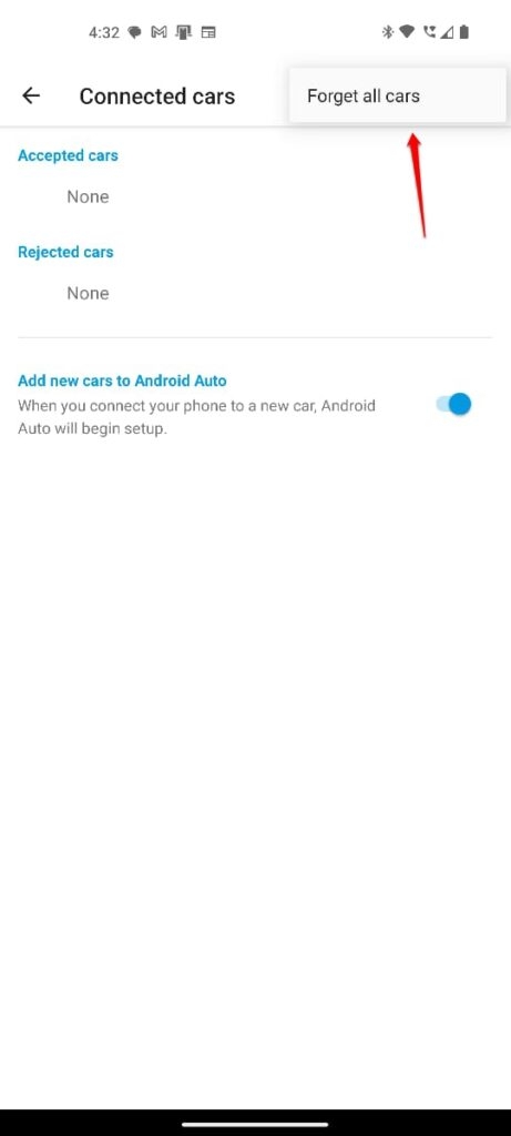 Olvidar tu coche en Android Auto