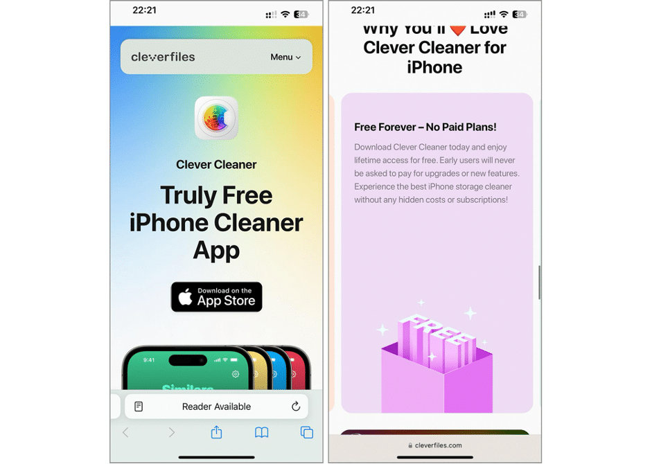 Critique de l'application Clever Cleaner pour iPhone Un nettoyeur iOS vraiment gratuit