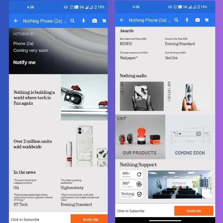 Nothing Phone 2a Flipkart