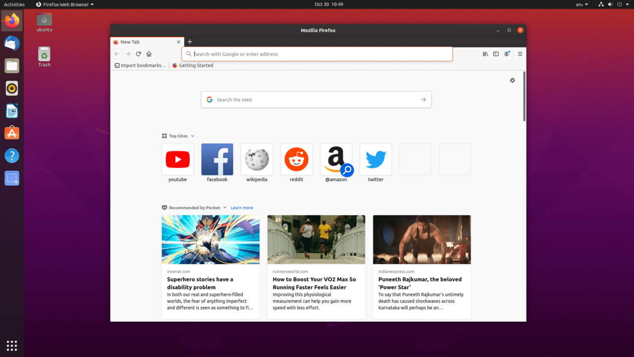(1) Ouvrir Firefox