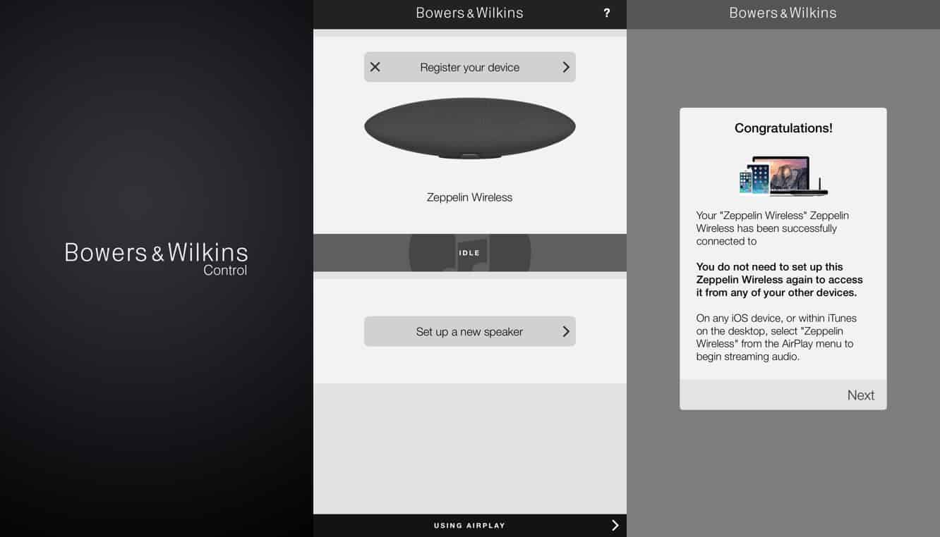 Critique : Enceinte sans fil Bowers & Wilkins Zeppelin