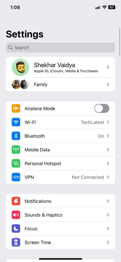Configuraciones de iPhone - Arreglar si iCloud Fotos No Sincroniza