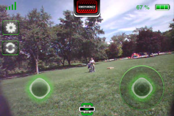 리뷰: Parrot AR.Drone Wi-Fi 쿼드리콥터 (iPhone, iPod touch + iPad용)