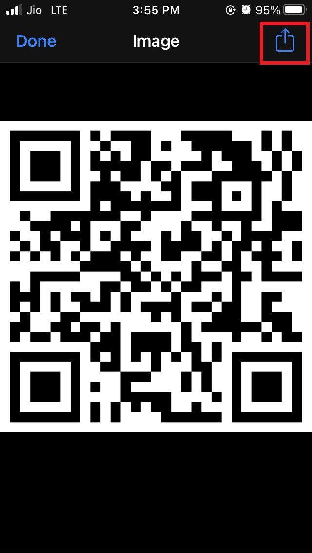 поделиться QR-кодом для пароля WiFi