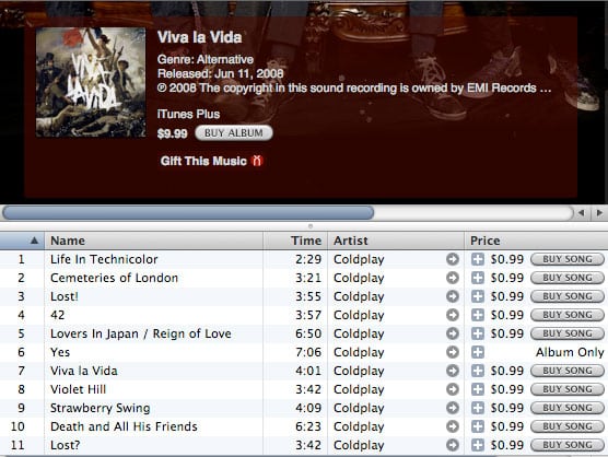 Acquistare Musica Online per il tuo iPod o iPhone