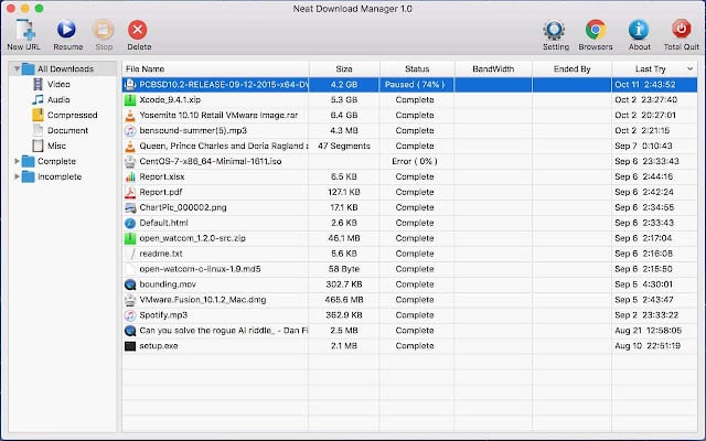Neat Download Manager - Bester Chrome Video Downloader