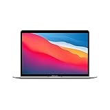 2020 애플 MacBook Air 노트북: 애플 M1 칩, 13인치 Retina 디스플레이, 8GB RAM, 256GB SSD 저장공간, 백라이트 키보드, FaceTime HD 카메라, Touch ID. iPhone/iPad와 호환; 실버