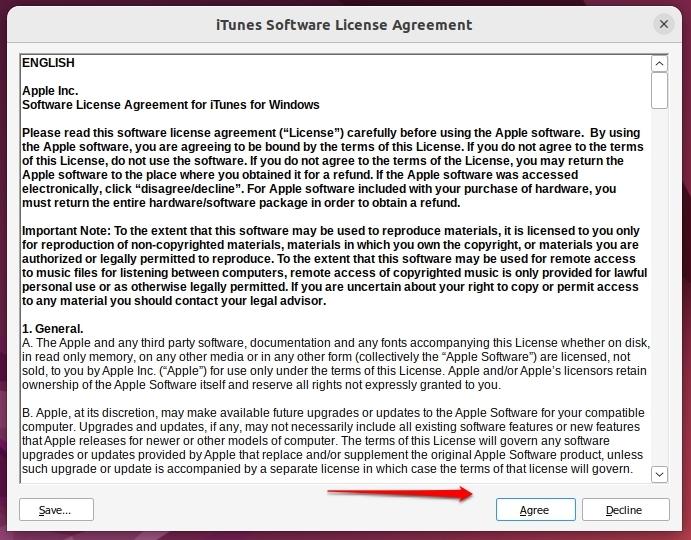Configuration d'iTunes - iTunes sur Ubuntu