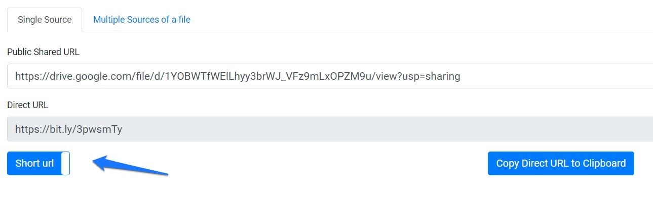 Kurze URL