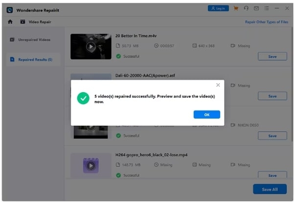 Wondershare Repairit Video Repair