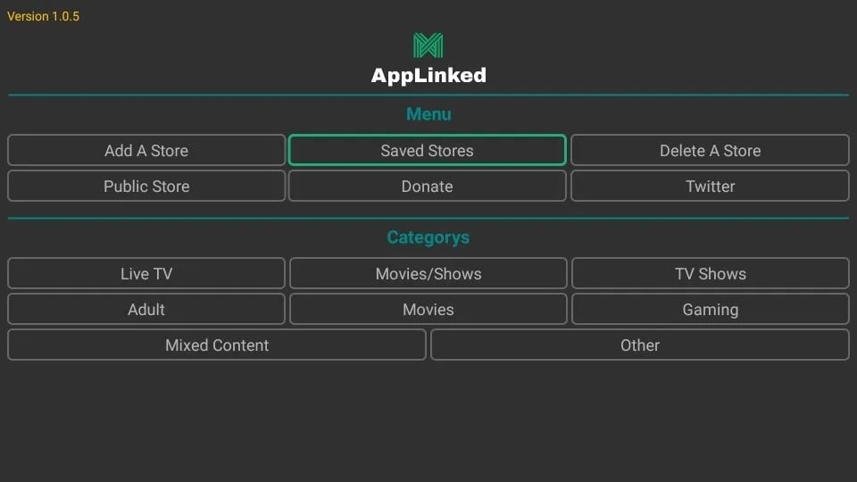 AppLinked - Magasins Enregistrés - Codes AppLinked
