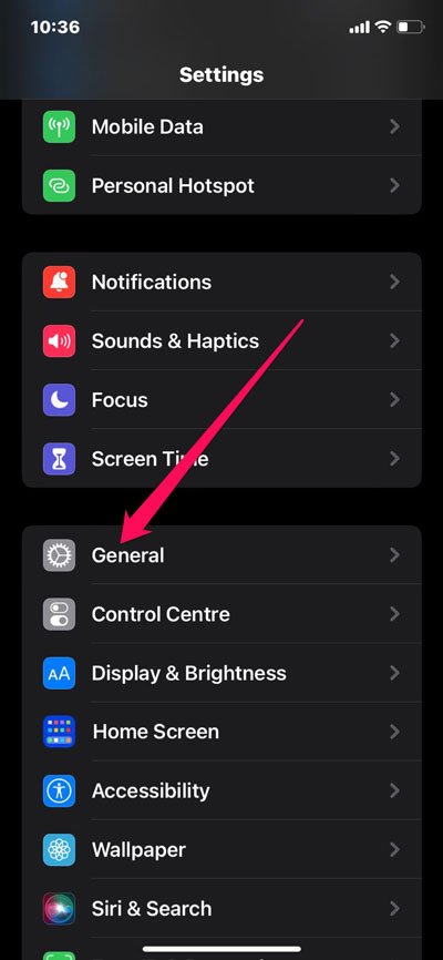 Check For Software Update
