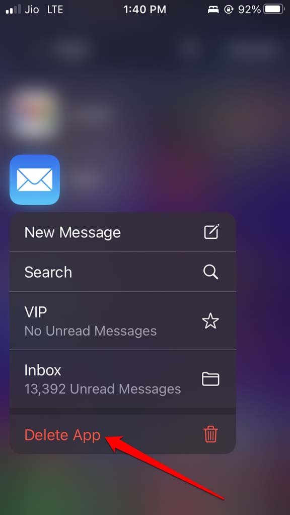 elimina app Apple Mail