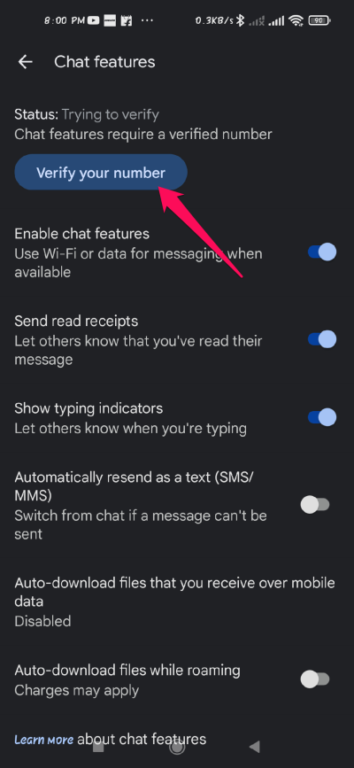 ¿Cómo solucionar el problema de RCS (Google Messages) que no funciona en Android? 1