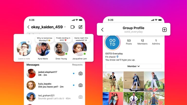 Notas do Instagram