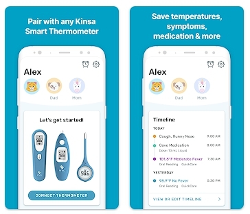 Kinsa - Migliore App Termometro per Telefono