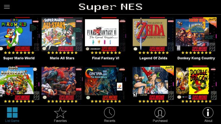 Emulatore SNES PC e Android