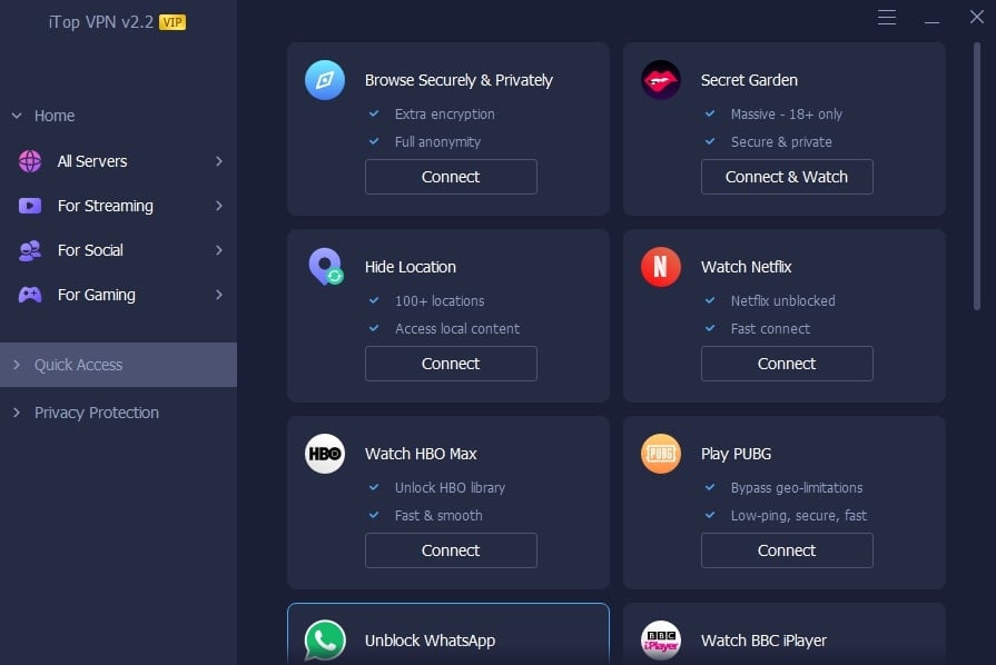 Critique d'iTop VPN