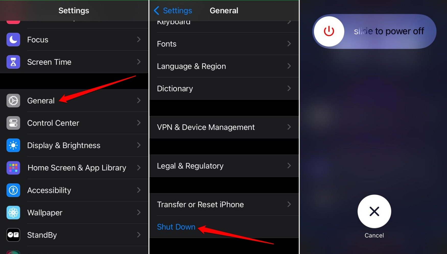 vider la RAM sur iPhone avec bouton d'accueil