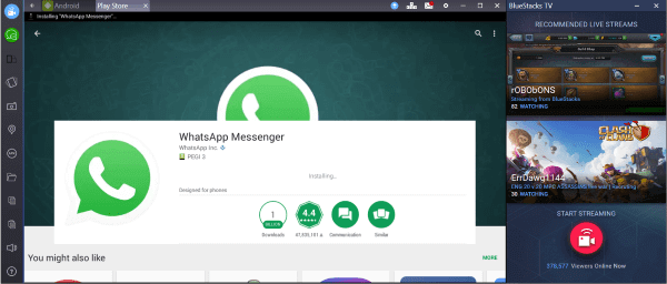 Esegui file APK Android in Windows 10