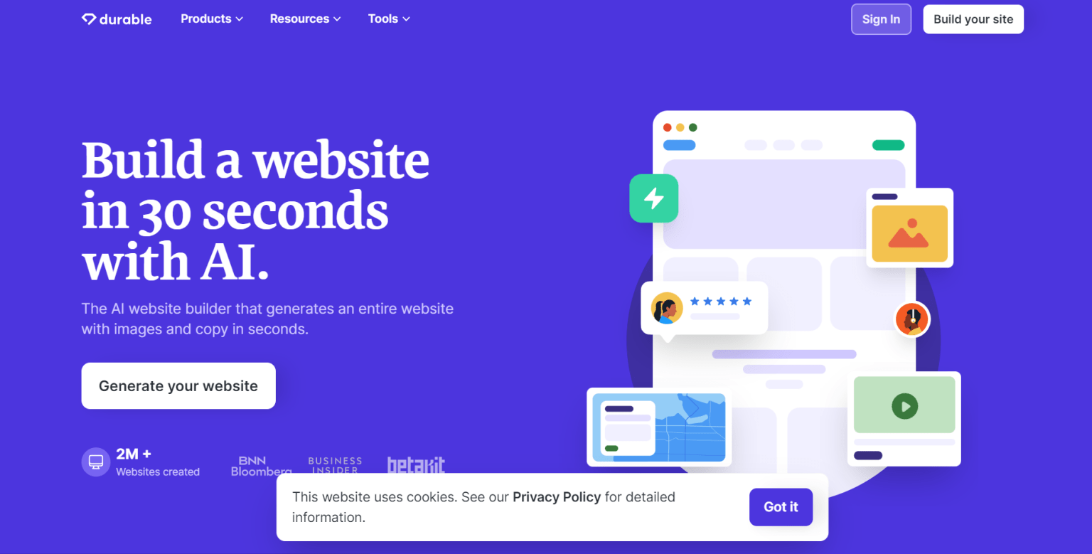 Websites mit KI erstellen