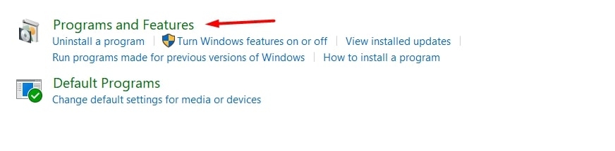 Programmes et fonctionnalités - Erreur Word 0x88ffc009 dans Windows 10/11