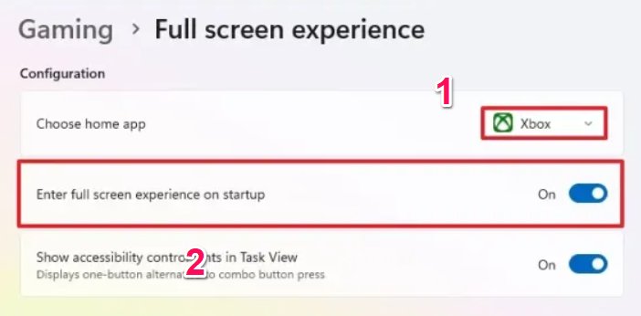 Habilitar la Experiencia de Pantalla Completa