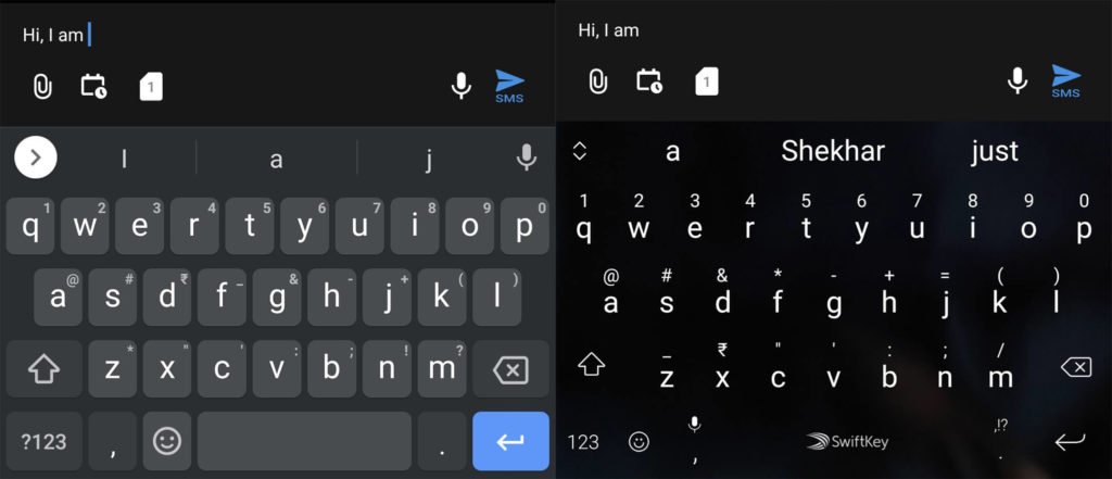 Gboard vs SwiftKey