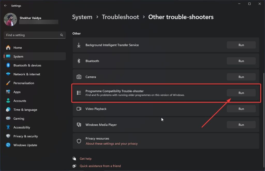 Solucionador de Problemas de Compatibilidade de Programas - O driver ene.sys não pode ser carregado
