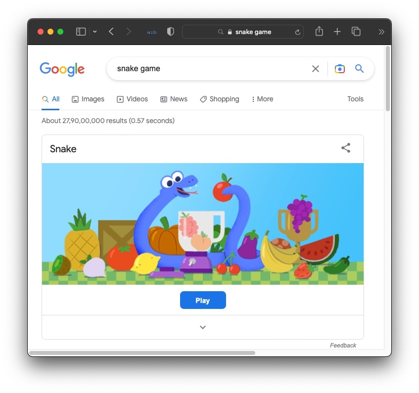Jeu Serpent - Jeux Gratuits sur Google