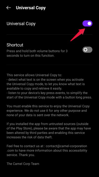 Abilita Universal Copy