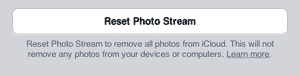 Eliminando fotos del Photo Stream