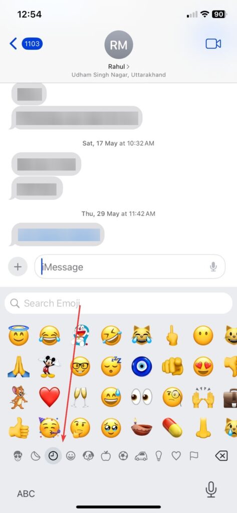 Benutzerdefinierte Aufkleber von iPhones und iPads entfernen