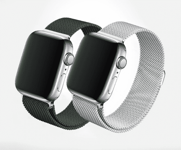 Esta é a Pulseira Verde Meia-Noite para Apple Watch Series 5 de 44mm e 40mm.