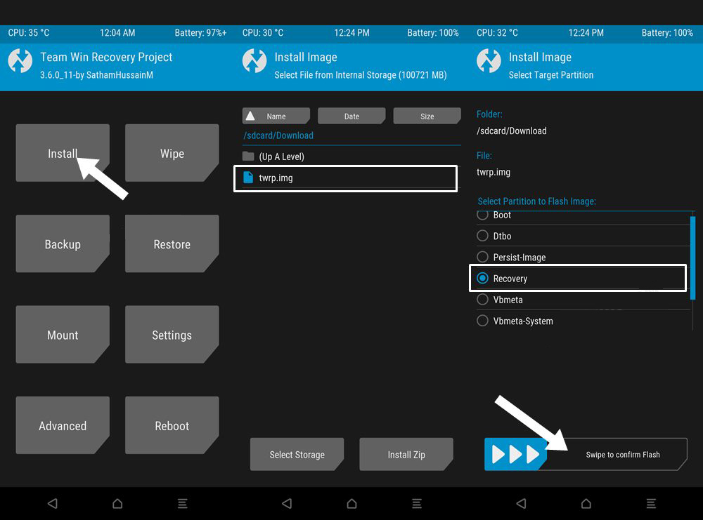 Teamwin Recovery Project - Melhor Recuperação Personalizada para Android