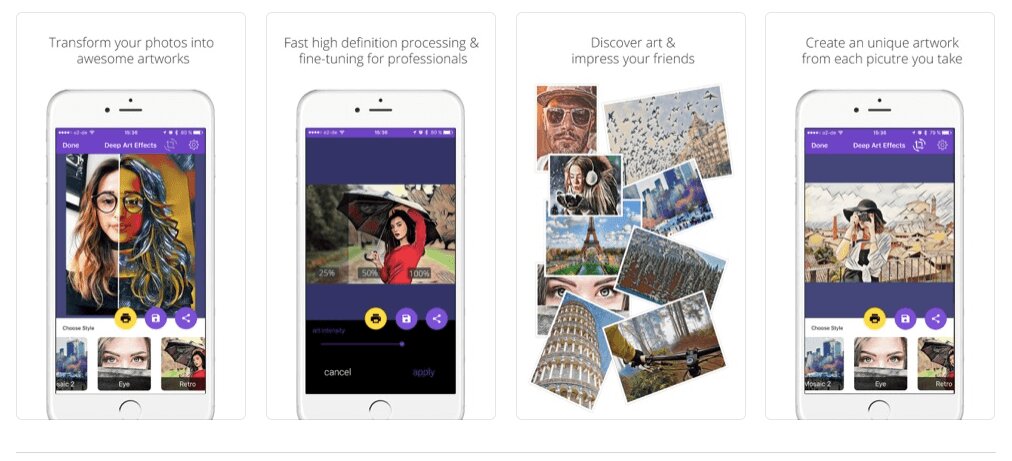 DeepArt - Deep Fake Apps and Websites