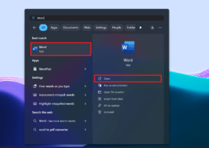 Abrir Microsoft Word