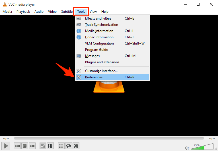 Preferenze VLC Player