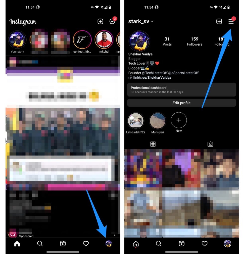 Ver publicaciones que te gustan en Instagram