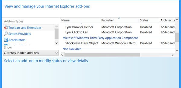 Habilitar Flash Player Internet Explorer